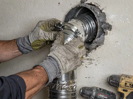 Dryer Vent Hose Installation in Bell Gardens