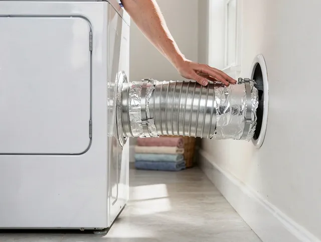 Professional dryer vent hose installation by Bell Gardens Dryer Vent Cleaning in Bell Gardens
